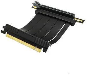 10cm Dual 90Degree PCI-e 4.0 X16 Riser Cable for GeForce RTX30/40 GPU Card 10cm Dual 90Degree PCI-e 4.0 X16 Riser Cable for GeForce RTX30/40 GPU Card