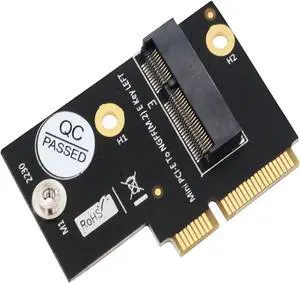 NGFF M.2 (Key-A+E/Key-E) to Half-Size Mini PCI-E Express Card,Compatible with In-tel AX201 AX200 9260 8265 8260 7260 Card NGFF M.2 (Key-A+E/Key-E) to Half-Size Mini PCI-E Express Card,Compatible with In-tel AX201 AX200 9260 8265 8260 7260 Card