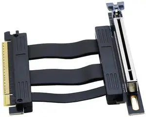 5cm PCI-e 5.0 X16 Riser Cable,PCIe Extension Card | 5cm 90Degree AngledSupport PCIe 5.0 GeForce RTX 40/RTX 50 Series AMD Radeon RX7000/RX9000 Series GPU Card 5cm PCI-e 5.0 X16 Riser Cable,PCIe Extension Card | 5cm 90Degree AngledSupport PCIe 5.0 GeForce RTX 40/RTX 50 Series AMD Radeon RX7000/RX9000 Series GPU Card