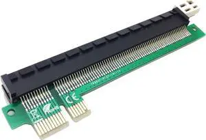 PCI-E PCIe Express 1X to 16X Riser Extension Card Upward PCI-E PCIe Express 1X to 16X Riser Extension Card Upward