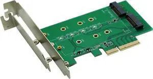 M.2(NGFF) PCIe SSD to PCIe X4 Or SATA SSD to SATA Adapter Card M.2(NGFF) PCIe SSD to PCIe X4 Or SATA SSD to SATA Adapter Card