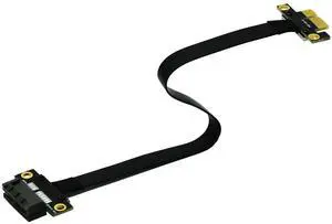 PCIe X1 4.0 Riser Cable,PCI-Express 1X Male to Female Extension Cable PCI-e Extender 20cms PCIe X1 4.0 Riser Cable,PCI-Express 1X Male to Female Extension Cable PCI-e Extender 20cms