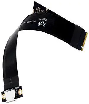 M.2 M-Key 2230/42/80 to Oculink SFF-8612 SFF-8611 Adapter Card with Flexible Cable 20cms M.2 M-Key 2230/42/80 to Oculink SFF-8612 SFF-8611 Adapter Card with Flexible Cable 20cms