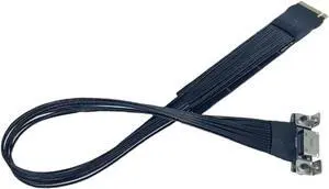 M.2 M-Key 2230/42/80 to Oculink SFF-8612 SFF-8611 Adapter Card with High Speed Extension Cable 25cms M.2 M-Key 2230/42/80 to Oculink SFF-8612 SFF-8611 Adapter Card with High Speed Extension Cable 25cms