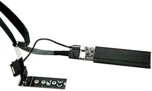 M.2 NVME PCIe 4.0 Extension Cable,NGFF M-Key PCIe SSD Extender Card with OCuLink SFF-8611 PCI-Express 4i Cable 40cms M.2 NVME PCIe 4.0 Extension Cable,NGFF M-Key PCIe SSD Extender Card with OCuLink SFF-8611 PCI-Express 4i Cable 40cms