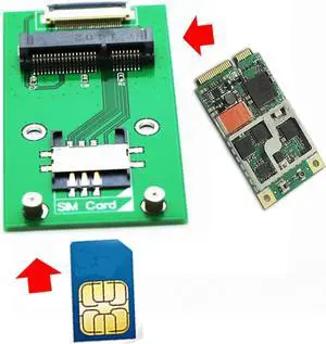 Mini PCI-E Card to M.2(NGFF) Key A/E Cable with SIM Card Slot for WiFi/WWAN/LTE Module Mini PCI-E Card to M.2(NGFF) Key A/E Cable with SIM Card Slot for WiFi/WWAN/LTE Module
