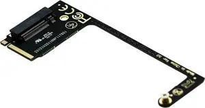 M.2 nVME 2230 to 2280 PCIe 4.0 SSD Adapter Card,Compatible with MSI Claw7 Claw8 Gaming Handheld for Upgrade Storage(Black) M.2 nVME 2230 to 2280 PCIe 4.0 SSD Adapter Card,Compatible with MSI Claw7 Claw8 Gaming Handheld for Upgrade Storage(Black)