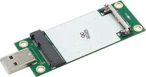 Mini PCI-E Card to USB Adapter Card with SIM Card Slot for 3G / 4G Network Cards Mini PCI-E Card to USB Adapter Card with SIM Card Slot for 3G / 4G Network Cards