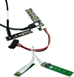 M.2 NVME PCIe 4.0 50cms and PCIe 3.0 20cms Extension Cable M.2 NVME PCIe 4.0 50cms and PCIe 3.0 20cms Extension Cable