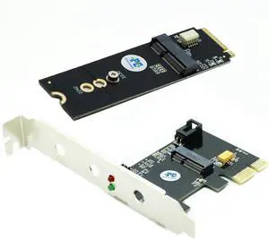 M.2 M-Key M.2 Key E Module Adapter Card with PCIe 1X Card,Compatible for 7260,8260,9260 M.2 M-Key M.2 Key E Module Adapter Card with PCIe 1X Card,Compatible for 7260,8260,9260