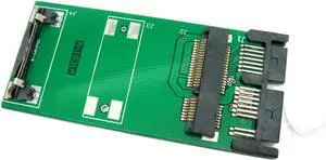 mSATA SSD to Micro SATA Adapter Card with Clip mSATA SSD to Micro SATA Adapter Card with Clip