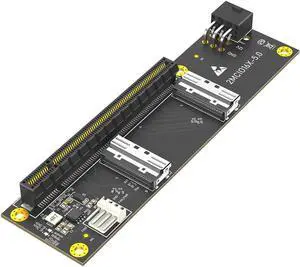 Dual MCIO 8i SFF-1016 to PCIe 5.0,Dual MCIO 8X PCI-Express 16x Adapter Card with ATX 6pin Power Port for External Game GPU Graphics Card Dual MCIO 8i SFF-1016 to PCIe 5.0,Dual MCIO 8X PCI-Express 16x Adapter Card with ATX 6pin Power Port for External Game GPU Graphics Card