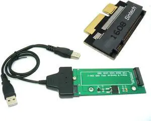 18Pin to SATA Adapter Card with USB SATA Cable and M.2 SATA Card 18Pin to SATA Adapter Card with USB SATA Cable and M.2 SATA Card