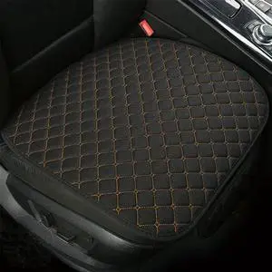 Universa Car Seat Covers with Storage Pockets, Padded Car Interior Covers for Automotive, SUV, Truck, and Van (Black, 1 Front Seat Cover) Universa Car Seat Covers with Storage Pockets, Padded Car Interior Covers for Automotive, SUV, Truck, and Van (Black, 1 Front Seat Cover)