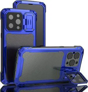 for iPhone 14 Pro Metal Case,Compatible with MagSafe,Military-Grade Drop Protection,Built-in Kickstand Protective Rugged Heavy Duty Phone Case with Bulid in Screen Protector - Blue for iPhone 14 Pro Metal Case,Compatible with MagSafe,Military-Grade Drop Protection,Built-in Kickstand Protective Rugged Heavy Duty Phone Case with Bulid in Screen Protector - Blue