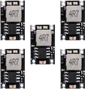 MP1584EN 5pcs Mini 12V Buck Converter Board - 12-30V to 12V, 1.8A Output, Small Size (Black, 12, Volt) MP1584EN 5pcs Mini 12V Buck Converter Board - 12-30V to 12V, 1.8A Output, Small Size (Black, 12, Volt)