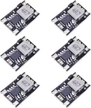 5V Regulator 6pcs Mini Reducer DC 5-30V 12V 24V Buck to 5V Buck Converter Board 1.8A Output Mini360 Small Size Aircraft Model MP1584EN Power Module(5 Volts) 5V Regulator 6pcs Mini Reducer DC 5-30V 12V 24V Buck to 5V Buck Converter Board 1.8A Output Mini360 Small Size Aircraft Model MP1584EN Power Module(5 Volts)