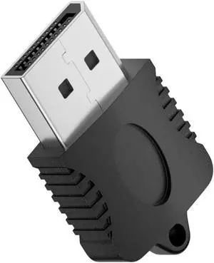 DP Virtual Display Adapter Displayport Dummy Plug Headless Ghost Emulator Black Compatible with Remote Desktop Laptop Server NAS (4K@17hz) DP Virtual Display Adapter Displayport Dummy Plug Headless Ghost Emulator Black Compatible with Remote Desktop Laptop Server NAS (4K@17hz)