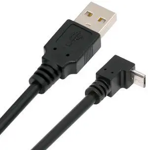 Down Angle 90 Degree Micro USB 5Pin to USB 2.0 Type-A Data 480Mbps Charge Cable Compatible with Computer Phone Tablet Camera (0.3ft/10cm) Down Angle 90 Degree Micro USB 5Pin to USB 2.0 Type-A Data 480Mbps Charge Cable Compatible with Computer Phone Tablet Camera (0.3ft/10cm)
