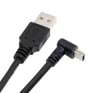 Mini USB2.0 5Pin Type-B Male 90 Degree Down Angle to USB 2.0 Type-A Male Power Data Cable 480Mbps Compatible with Computer Camera Laptop Desktop (Down Angle 5ft/1.5m) Mini USB2.0 5Pin Type-B Male 90 Degree Down Angle to USB 2.0 Type-A Male Power Data Cable 480Mbps Compatible with Computer Camera Laptop Desktop (Down Angle 5ft/1.5m)