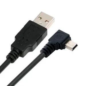 Mini USB2.0 5Pin Type-B Male 90 Degree Left Angle to USB 2.0 Type-A Male Power Data Cable 480Mbps with Single Ferrite Core Compatible with Computer Camera Laptop Desktop (Left Angle 10ft/3.0m) Mini USB2.0 5Pin Type-B Male 90 Degree Left Angle to USB 2.0 Type-A Male Power Data Cable 480Mbps with Single Ferrite Core Compatible with Computer Camera Laptop Desktop (Left Angle 10ft/3.0m)