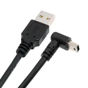 Mini USB2.0 5Pin Type-B Male 90 Degree Up Angle to USB 2.0 Type-A Male Power Data Cable 480Mbps Compatible with Computer Camera Laptop Desktop (Up Angle 5ft/1.5m) Mini USB2.0 5Pin Type-B Male 90 Degree Up Angle to USB 2.0 Type-A Male Power Data Cable 480Mbps Compatible with Computer Camera Laptop Desktop (Up Angle 5ft/1.5m)