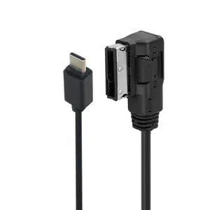 Media Port in AMI MDI to USB-C Type-C & 3.5mm Audio AUX Adapter Power Cable 30cm Compatible with 3G MMI System Car VW Audi Serial 2014 A4 A6 Q5 Q7 Media Port in AMI MDI to USB-C Type-C & 3.5mm Audio AUX Adapter Power Cable 30cm Compatible with 3G MMI System Car VW Audi Serial 2014 A4 A6 Q5 Q7