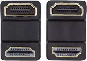 2PCS/Lot Up & Down Angled HDMI 1.4 Male Type-A to HDMI Type-A Female Port Saver 360 Degree Opposite U Shape Back Angled Extension Adapter (Pitch=20mm) 2PCS/Lot Up & Down Angled HDMI 1.4 Male Type-A to HDMI Type-A Female Port Saver 360 Degree Opposite U Shape Back Angled Extension Adapter (Pitch=20mm)