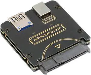 USB 3.0 5Gbps Host to SFF-8482 SAS 29Pin Hard Disk Drive Raid Adapter with Chipset and Power Port Compatible withLaptop (Not Include 12V/3A Power Supply) USB 3.0 5Gbps Host to SFF-8482 SAS 29Pin Hard Disk Drive Raid Adapter with Chipset and Power Port Compatible withLaptop (Not Include 12V/3A Power Supply)