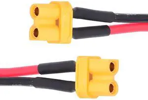XT30 Power Connector Female to Female 18AWG Extension Cable High Current Compatible with RC Battery Quadcopter Multirotor Portable Charge Station Solar Panel (50cm) XT30 Power Connector Female to Female 18AWG Extension Cable High Current Compatible with RC Battery Quadcopter Multirotor Portable Charge Station Solar Panel (50cm)