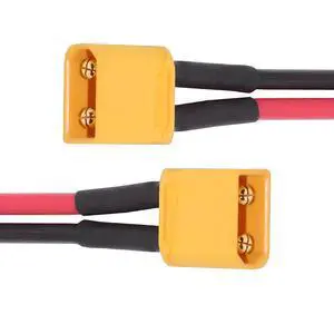 XT30 Power Connector Male to Male 18AWG Extension Cable High Current Compatible with RC Battery Quadcopter Multirotor Portable Charge Station Solar Panel (50cm) XT30 Power Connector Male to Male 18AWG Extension Cable High Current Compatible with RC Battery Quadcopter Multirotor Portable Charge Station Solar Panel (50cm)