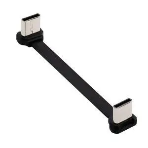 90 Degree Dual Angled USB-C Type C to USB-C Ultra Slim Flat Power USB2.0 Data Cable Angled Connector 65W Fast Charge Compatible with Laptop Tablet Phone (70mm) 90 Degree Dual Angled USB-C Type C to USB-C Ultra Slim Flat Power USB2.0 Data Cable Angled Connector 65W Fast Charge Compatible with Laptop Tablet Phone (70mm)