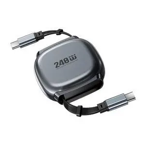 Retractable Stretch Coiled USB-C Type-C Cable Male to Male 480Mbps USB2.0 Version240W Compatible with Laptop Phone Tablet Type-C Male to Male Cable Power & Data (Black 100cm) Retractable Stretch Coiled USB-C Type-C Cable Male to Male 480Mbps USB2.0 Version240W Compatible with Laptop Phone Tablet Type-C Male to Male Cable Power & Data (Black 100cm)