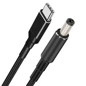 100W USB Type-C USB-C Power Input to 20V DC Plug 5.5 * 2.1mm Output 20V 5A 100W & 65W PD Charge Cable Compatible with Laptop (6ft/180cm) 100W USB Type-C USB-C Power Input to 20V DC Plug 5.5 * 2.1mm Output 20V 5A 100W & 65W PD Charge Cable Compatible with Laptop (6ft/180cm)