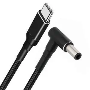 100W USB Type-C USB-C Power Input to 20V DC Plug 6.0 * 1.4 * 0.6mm Output 20V 5A 100W & 65W PD Charge Cable Compatible with Laptop (6ft/180cm) 100W USB Type-C USB-C Power Input to 20V DC Plug 6.0 * 1.4 * 0.6mm Output 20V 5A 100W & 65W PD Charge Cable Compatible with Laptop (6ft/180cm)