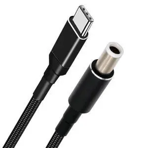 100W USB Type-C USB-C Power Input to 20V DC Plug 7.4 * 5.0mm Output 20V 5A 100W & 65W PD Charge Cable Compatible with Laptop (6ft/180cm) 100W USB Type-C USB-C Power Input to 20V DC Plug 7.4 * 5.0mm Output 20V 5A 100W & 65W PD Charge Cable Compatible with Laptop (6ft/180cm)