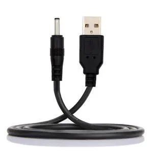 USB Type-A Male Input to 5V DC 3.5 * 1.3mm Output Power Charge Cable 100cm for DC5V Desk Lamp Fan Camera USB Type-A Male Input to 5V DC 3.5 * 1.3mm Output Power Charge Cable 100cm for DC5V Desk Lamp Fan Camera