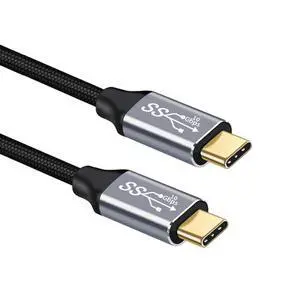 Type-C USB-C Male to Male USB3.1 10Gbps Video 4K 100W 20V 5A PD Power Data Cable with E-Marker (50cm) Type-C USB-C Male to Male USB3.1 10Gbps Video 4K 100W 20V 5A PD Power Data Cable with E-Marker (50cm)