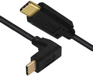 USB3.1 Type-C Male to USB-C Male Vertical 90 Degree Up Down Angled Connector 10Gbps Data 4K Video 65W Power Cable 3ft (100cm) USB3.1 Type-C Male to USB-C Male Vertical 90 Degree Up Down Angled Connector 10Gbps Data 4K Video 65W Power Cable 3ft (100cm)