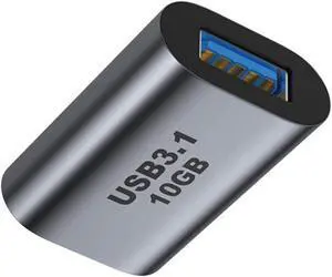USB-C USB 3.1 Type C Female Host to USB 3.0 A Female Device Adapter 10Gbps Data Power Compatible with Laptop Tablet Phone USB-C USB 3.1 Type C Female Host to USB 3.0 A Female Device Adapter 10Gbps Data Power Compatible with Laptop Tablet Phone