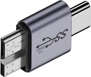 USB-C USB 3.1 Type C Male Host to Micro USB 3.0 Device Male Adapter 10Gbps Data Power Compatible with Laptop SSD Disk USB-C USB 3.1 Type C Male Host to Micro USB 3.0 Device Male Adapter 10Gbps Data Power Compatible with Laptop SSD Disk