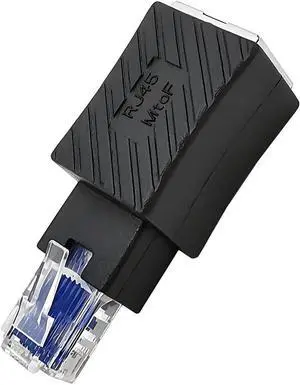 Straight Type 180 Degree UTP RJ45 Ethernet Adapter Cat6/Cat5/Cat5e Ethernet 8P8C Male to Female Adapter Compatible with Laptops Desktops Routers Straight Type 180 Degree UTP RJ45 Ethernet Adapter Cat6/Cat5/Cat5e Ethernet 8P8C Male to Female Adapter Compatible with Laptops Desktops Routers