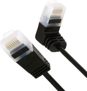 Angled Straight RJ45 High Flexible Patch Cable Cat6 for GigE CCD Data-High Flex Tray 50cm (Up Angled) Angled Straight RJ45 High Flexible Patch Cable Cat6 for GigE CCD Data-High Flex Tray 50cm (Up Angled)
