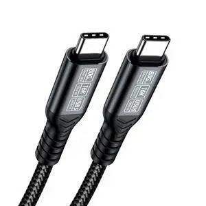 80Gbps USB4.0 Gen USB-C USB 3.1 Male to Male Cable for Desktop & Laptop Compatible with 40Gbps Thunderbolt3 Thunderbolt 4 (200cm) 80Gbps USB4.0 Gen USB-C USB 3.1 Male to Male Cable for Desktop & Laptop Compatible with 40Gbps Thunderbolt3 Thunderbolt 4 (200cm)