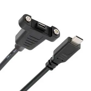 Mini USB Female to Standard USB 2.0 Type-C Male Data Cable 0.5m for Printer Scanner & Hard Disk Mini USB Female to Standard USB 2.0 Type-C Male Data Cable 0.5m for Printer Scanner & Hard Disk