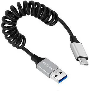 Stretch USB-C 3.1 Type-C to Right Angled 90 Degree USB 3.0 Data Cable for Tablet & Mobile Phone Stretch USB-C 3.1 Type-C to Right Angled 90 Degree USB 3.0 Data Cable for Tablet & Mobile Phone