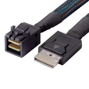 OcuLink PCIe PCI-Express SFF-8611 4i to SFF-8643 SSD Data Active Cable 50cm OcuLink PCIe PCI-Express SFF-8611 4i to SFF-8643 SSD Data Active Cable 50cm