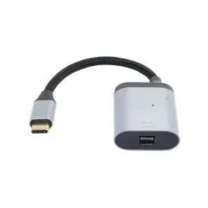 USB-C USB 3.1 Type C to Mini Displayport DP & USB OTG & USB-C Female Charger Adapter for Laptop & Phone USB-C USB 3.1 Type C to Mini Displayport DP & USB OTG & USB-C Female Charger Adapter for Laptop & Phone
