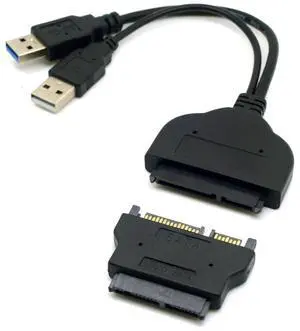 1set USB 3.0 to SATA 22Pin & SATA to 16Pin Micro SATA Adapter for 1.8" 2.5" Hard Disk Driver with Extral USB Power Cable 1set USB 3.0 to SATA 22Pin & SATA to 16Pin Micro SATA Adapter for 1.8" 2.5" Hard Disk Driver with Extral USB Power Cable