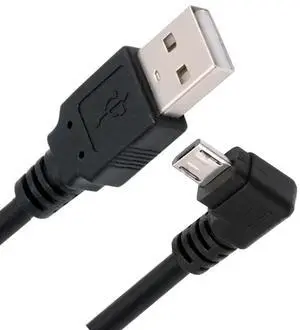 Left Angled Micro USB to USB 2.0 Charger Sync Data Cable for Phone & Tablet & Camera (150CM) Left Angled Micro USB to USB 2.0 Charger Sync Data Cable for Phone & Tablet & Camera (150CM)